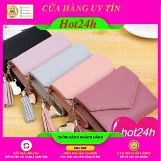 Ví Nữ cầm tay tua dua thời trang Hàn Quốc Trái Tim Siêu Đẹp VD002