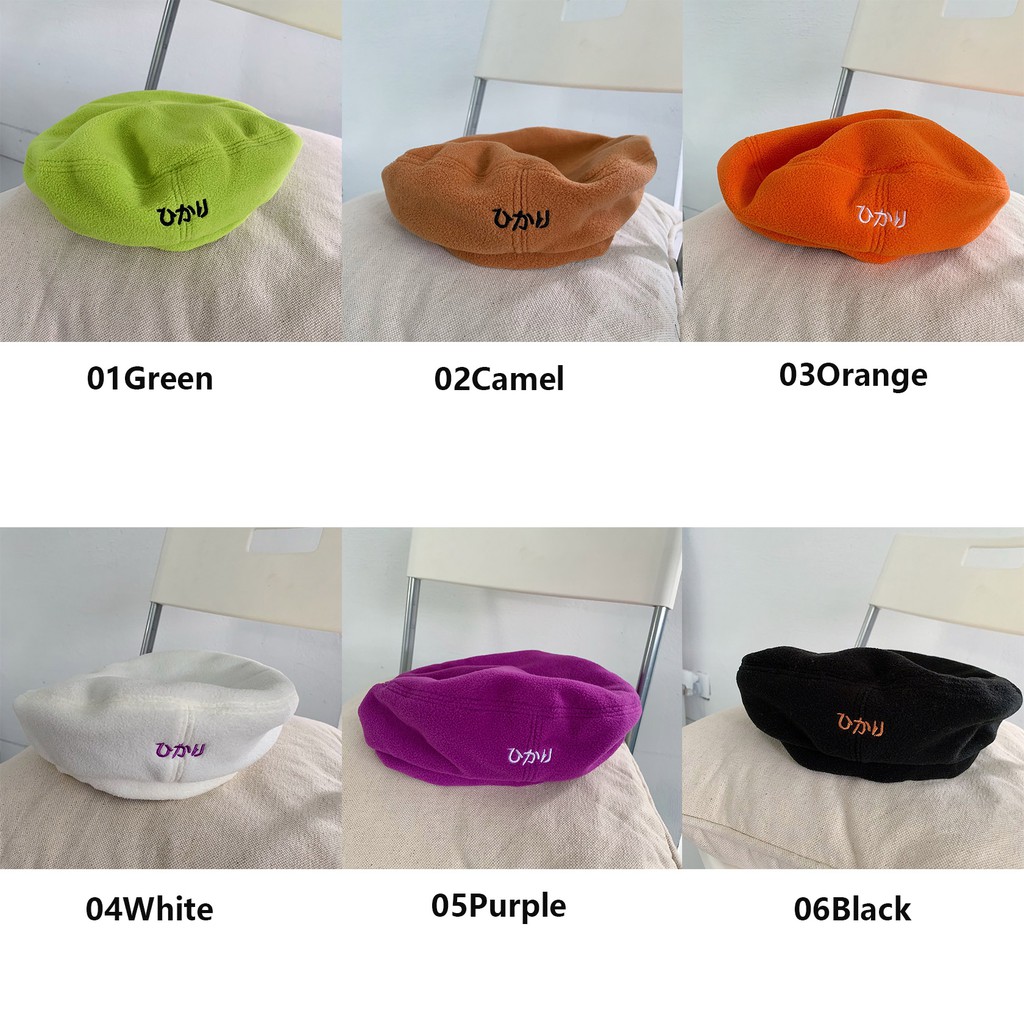 Nón beret phong cách Hàn Quốc thời trang cho nữ