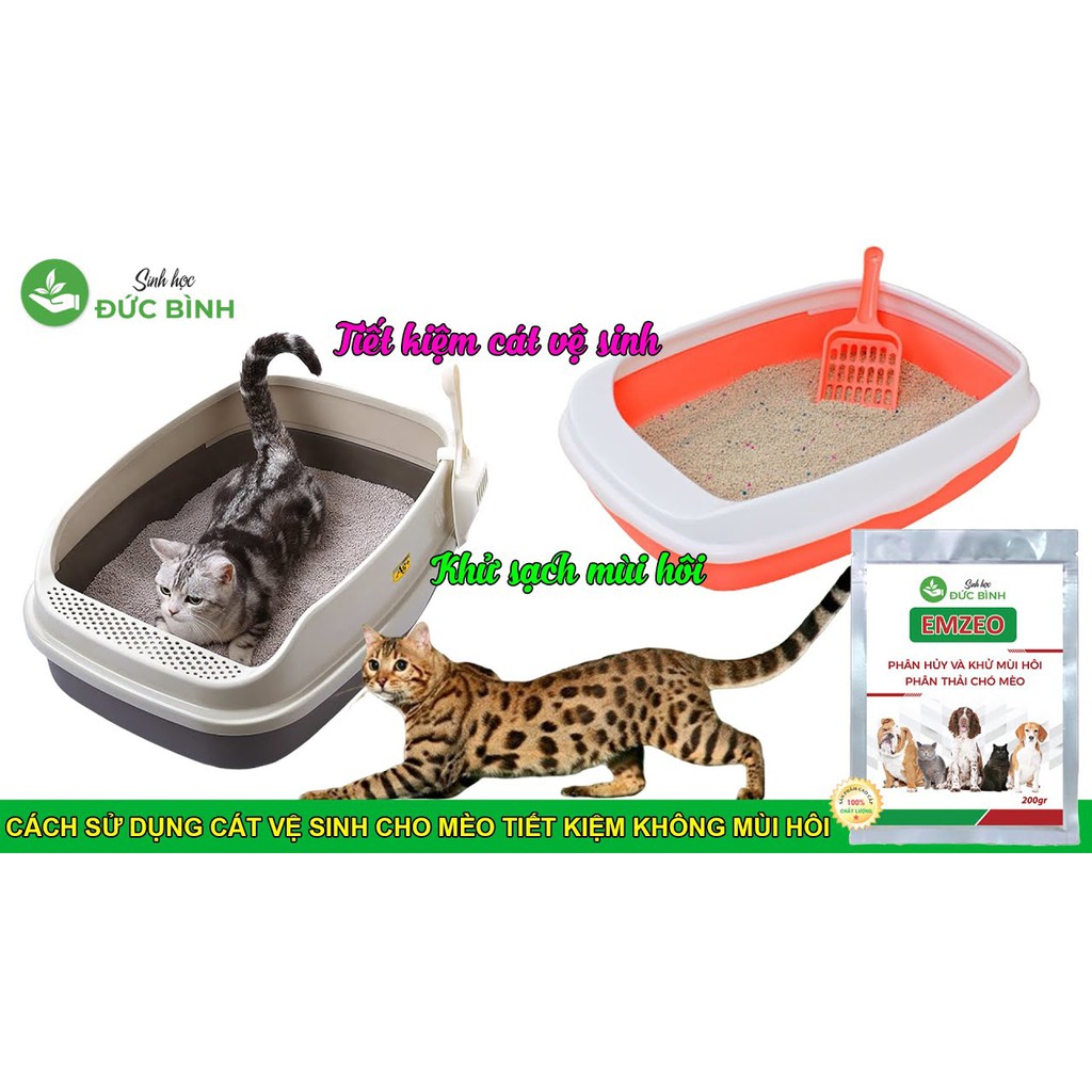 [ Bán sỉ ] KHỬ MÙI HÔI PHÂN THẢI CHÓ MÈO CHUỘT EMZEO