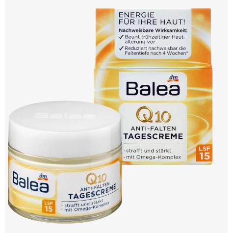 Bộ Kem dưỡng da chống lão hóa Balea Q10 Anti Falten Energy – Nội địa Đức