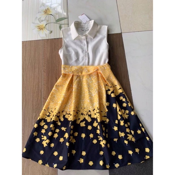 Đầm Tommy hilfiger hoa vàng nhỏ tươi tắn 🍀🍀🍀