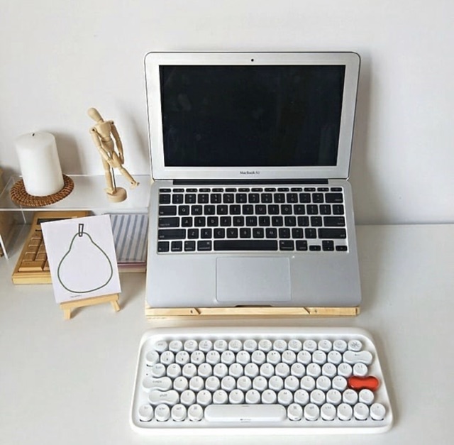 Tựa gỗ đọc sách ipad ,laptop,giá đỡ kê sách thiết kế 4 nấc điều chỉnh hợp tầm nhìn để bàn trang trí bàn học,bàn làm việc