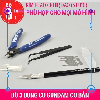 Bộ dụng cụ lắp ráp mô hình Gundam 3 in 1 cao cấp