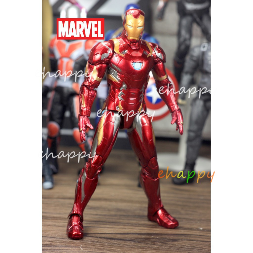 Mô hình nhân vật Iron Man Captain America bằng PVC cao cấp