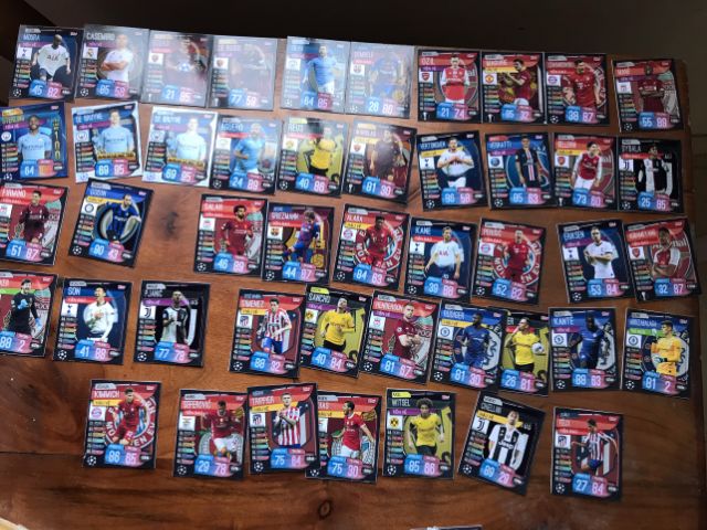 Thẻ cầu thủ poca Match attax 2019/20 thiết kế in theo yêu cầu