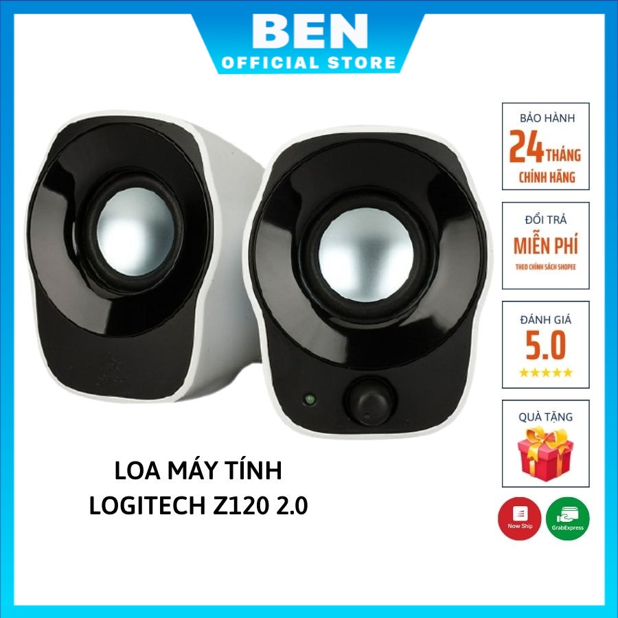 Loa vi tính Logitech Z120 2.0 - Bảo hành chính hãng 24 Tháng