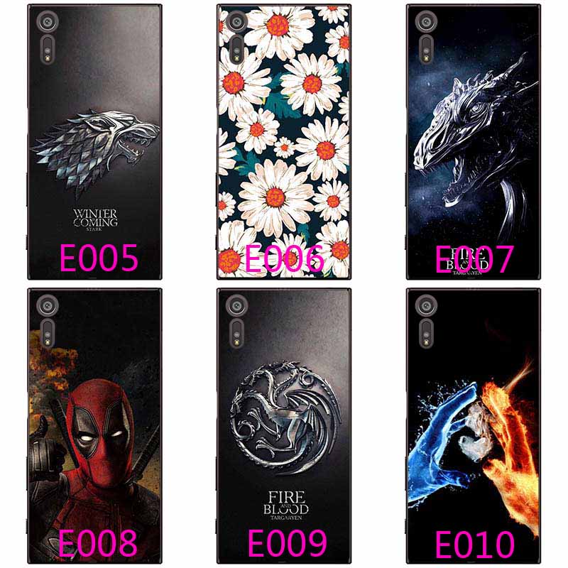 Ốp lưng điện thoại bằng TPU Silicone mềm hình hoạt hình anime cho Sony Xperia XZ