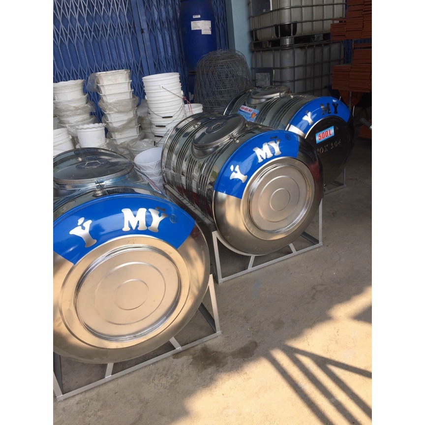 BỒN NƯỚC INOX SUS 304 Ý MỸ TỪ 500 LÍT ĐẾN 2000 LÍT