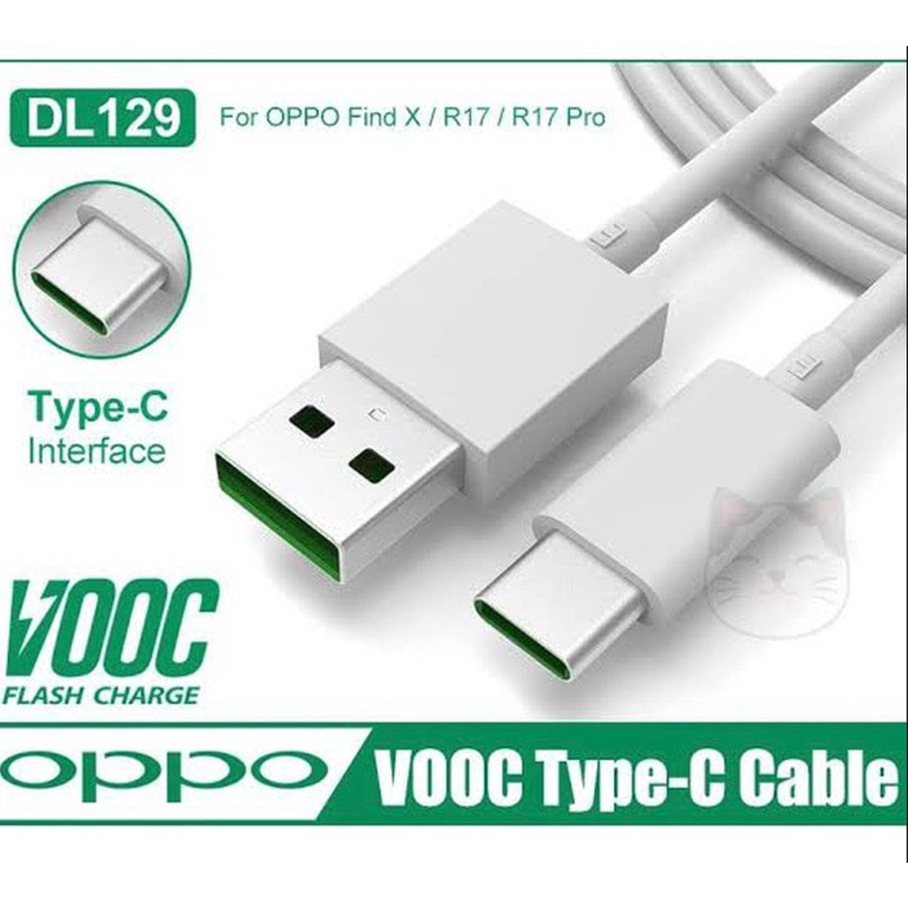 Cáp sạc nhanh OPPO chuẩn VOOC cho Reno 6 Reno 5 Reno 4 4 Pro 4 life A94 A74 A93 A54 Find X R17 R17 Pro