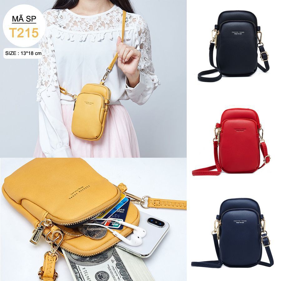 (yelena)túi đựng điện thoại mini forever young