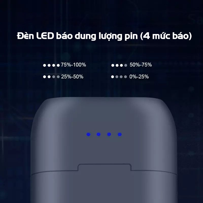 Box Sạc Dự Phòng Yonii BC2 2 Pin 21700/18650 Đầu Vào Type C