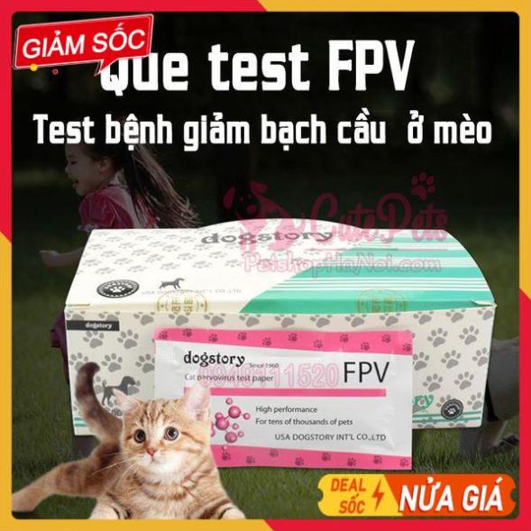 Que Test  FPV Kit Xét Nghiệm Bệnh Giảm Bạch Cầu Mèo - CutePets Phụ kiện chó mèo Pet shop Hà Nội