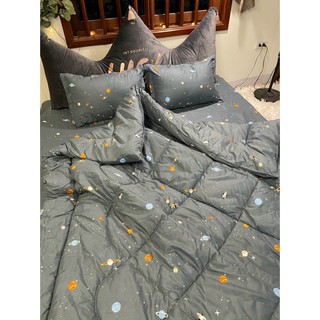 🌲Free ship🌲Chăn phao mùa đông bông dày 1m8x2m siêu nhẹ-MẪU HÀNH TINH