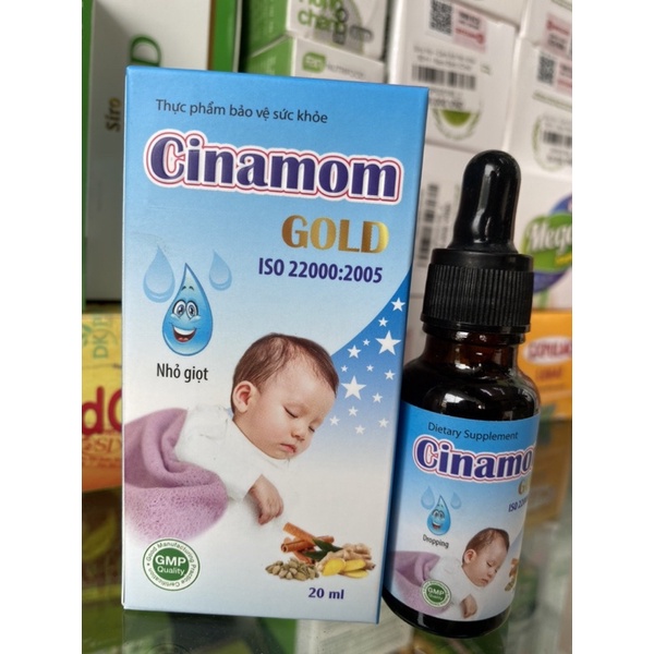 Cinamom Gold - Hỗ trợ giảm nôn trớ do khó tiêu cho trẻ nhỏ