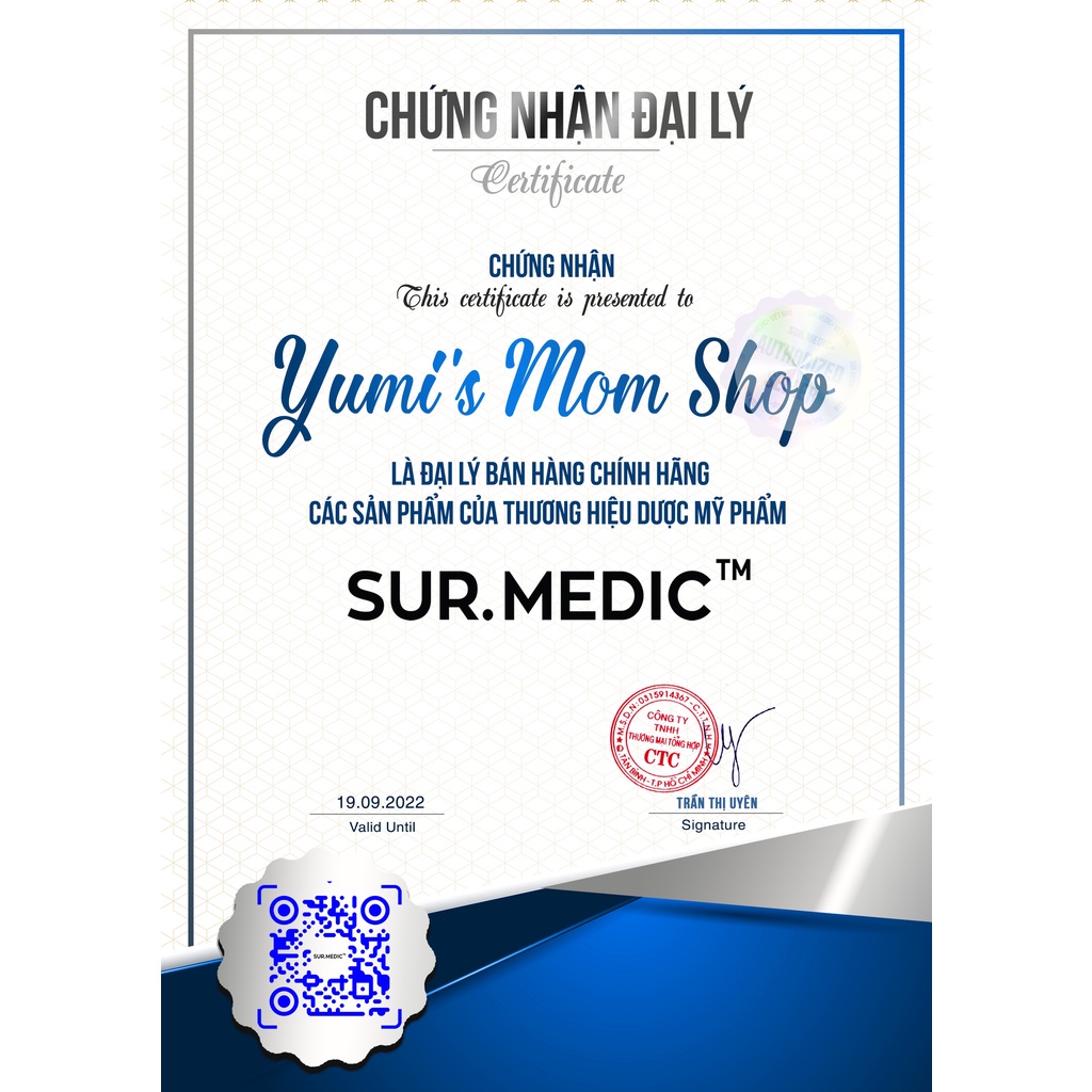 Mặt Nạ Dưỡng Trắng Sur.Medic+ Bright Glutathione Mask 23g