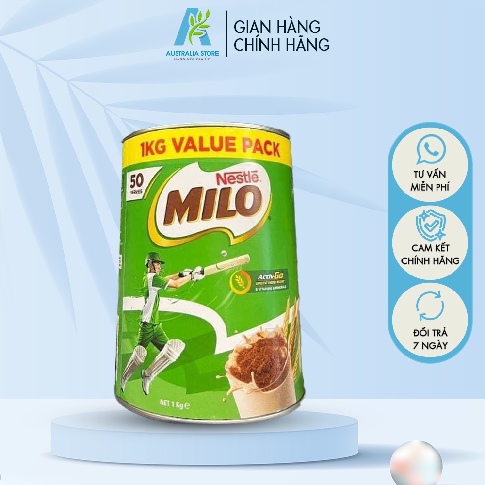 Sữa Milo Úc 1kg Value Pack chính hãng tăng chiều cao vượt trội date mới - CH045