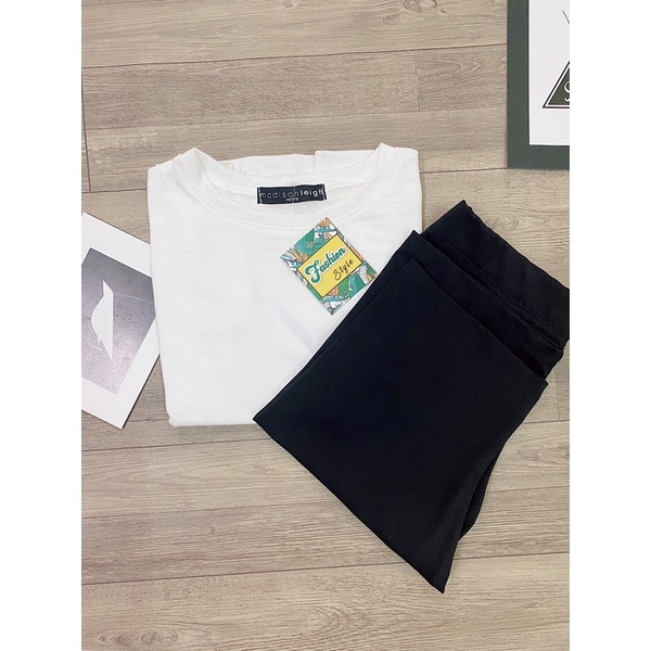 ❤set áo thun + legging ngố cho bé gái⚡️