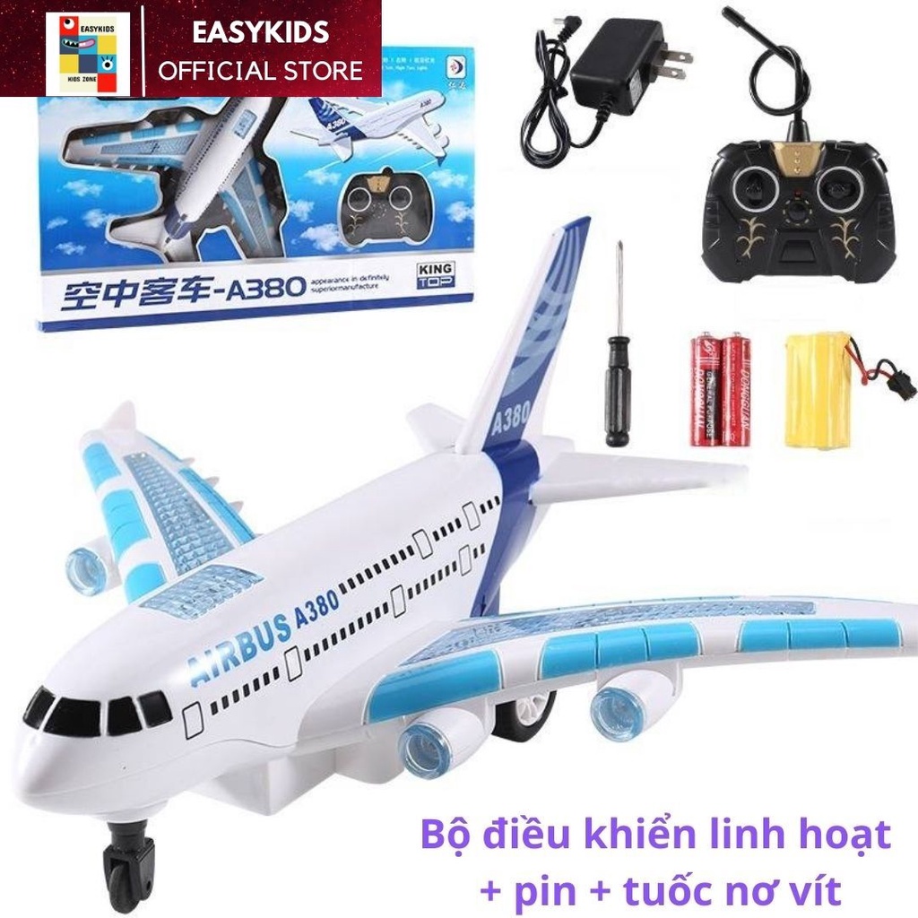 [Có sẵn][Siêu sale] Đồ chơi máy bay điều khiển từ xa có bộ sạc đi kèm EASYKIDS Món quà giúp trẻ phát triên