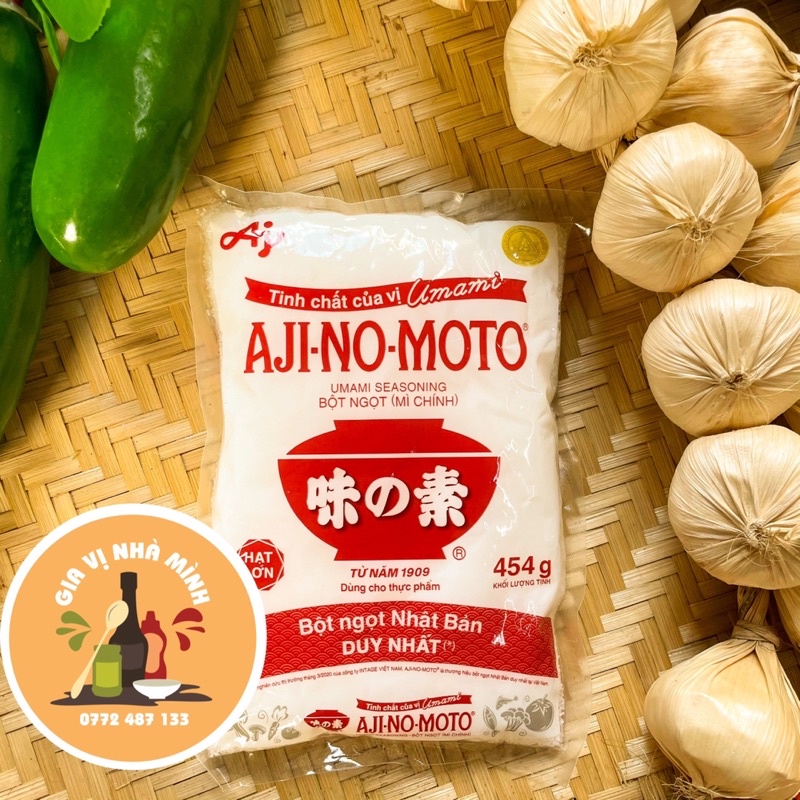 BỘT NGỌT  AJINOMOTO- TRỌNG LƯỢNG 454G