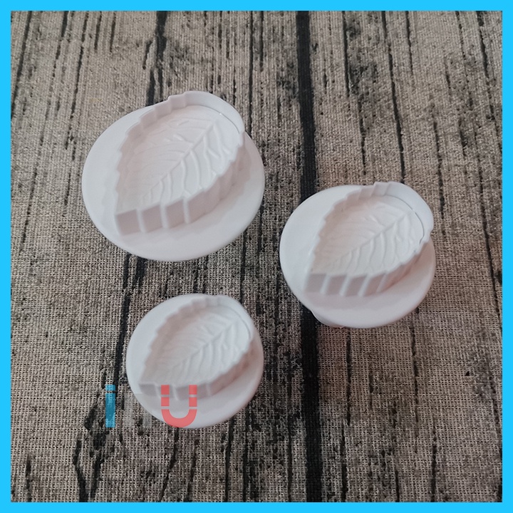 HCM - Bộ khuôn cutter nhấn bánh quy, cookies , fondant trang trí bánh kem hình cỏ ba lá, lá hoa hồng, lá phong... BCT