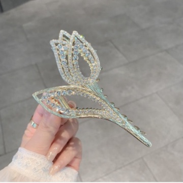 Kẹp Tóc Hình Hoa Đính Đá Thời Trang Mùa Hè 2022