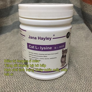 L-Lysine tăng cường miễn dịch, tăng đề kháng cho chó mèo phòng hô hấp hắt xì ,chảy nước mắt ở chó mèo 258G