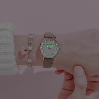 Đồng hồ nữ thời trang Mstianq ms09 dây da mềm êm tay, mặt số giờ cực đẹp