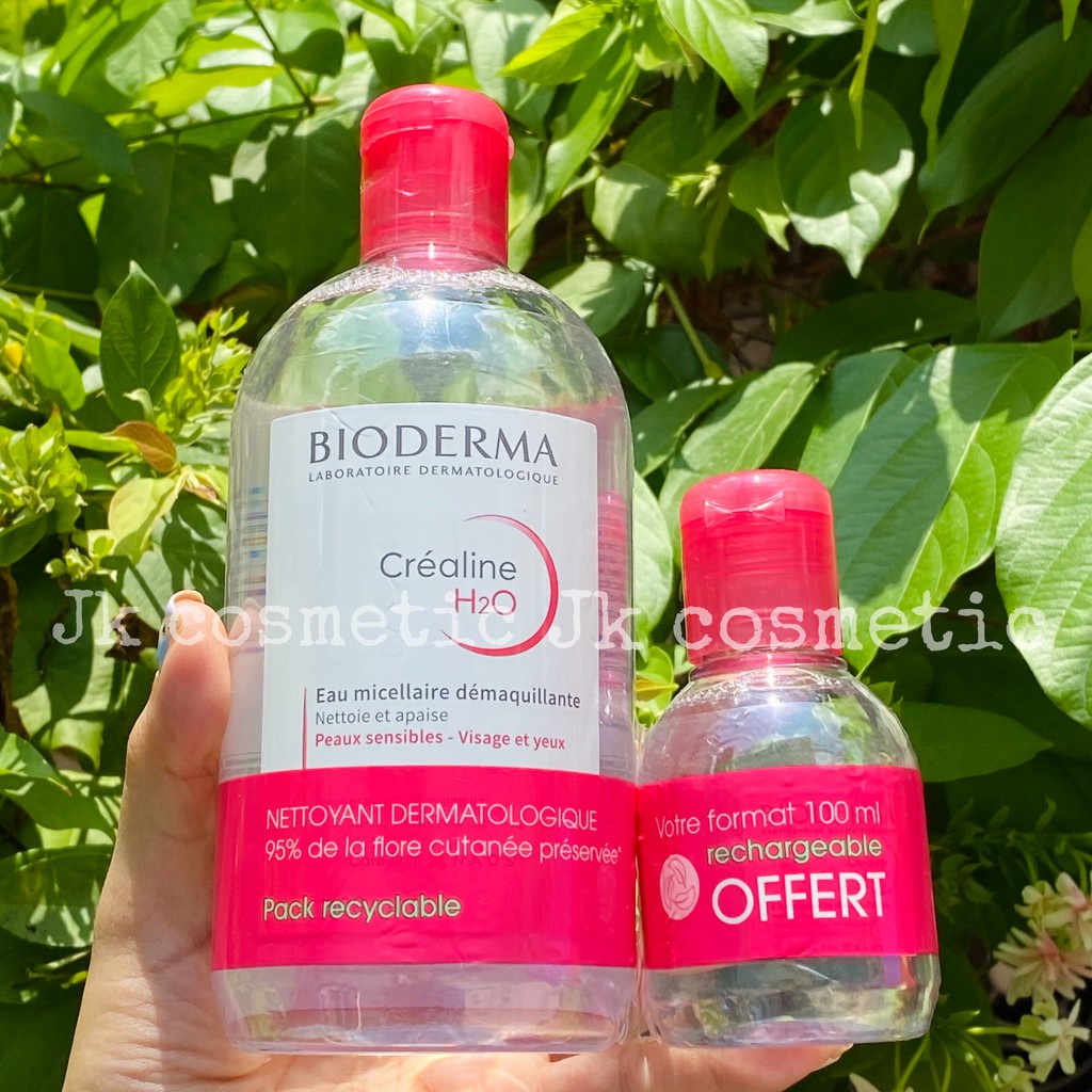 Nước tẩy trang BIODERMA HỒNG bản nội địa Pháp dành cho mọi loại da kể cả da nhạy cảm