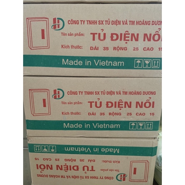 Tủ điện nổi 35x25x15, hộp đựng cầu dao, hệ thống thiết bị điện trong gia đình