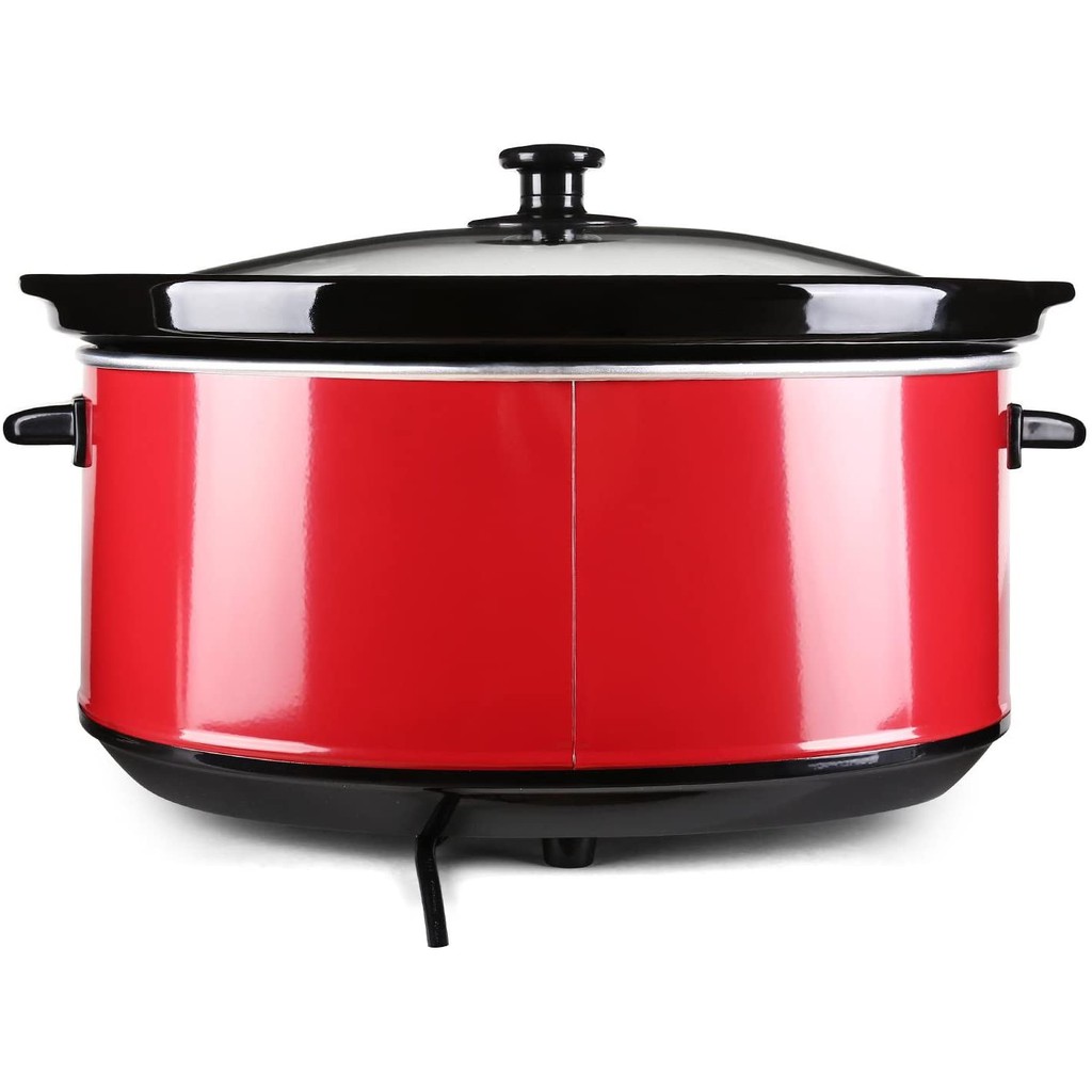 (Hàng Đức) Nồi nấu chậm slow cooker 6,5l Klarstein Bristol 65, 300W, bảng điều khiển cơ, 3 nấc hầm, có 2 màu đ