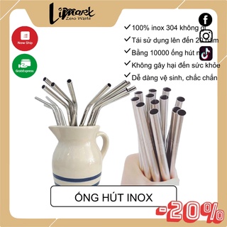 Ống hút inox 304 không gỉ an toàn, tái sử dụng nhiều lần Limart