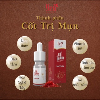 [Sẵn Hàng] Sỉ 5 Lọ Cốt Sạch Mụn Saffrom