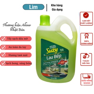 Nước Lau Bếp Đa Năng Suzy 2,3L Khử Mùi, Đánh Bay Dầu Mỡ Nhà Bếp Thành Phần Hữu Cơ, Chất Lượng Nhật Bàn_ Tạp Hóa Nhà Lim