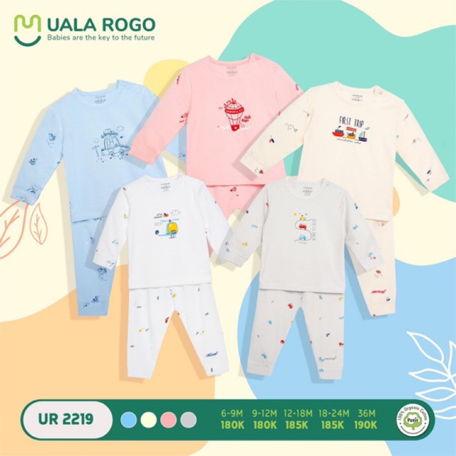 UALAROGO BỘ CÀI VAI DÀI TAY PETIT HOẠ TIẾT UR2219 UR3070 UR3060