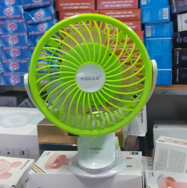 Quạt Sạc Kẹp WEIDASI WD-225