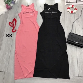 Đầm ôm body xẻ 1 bên