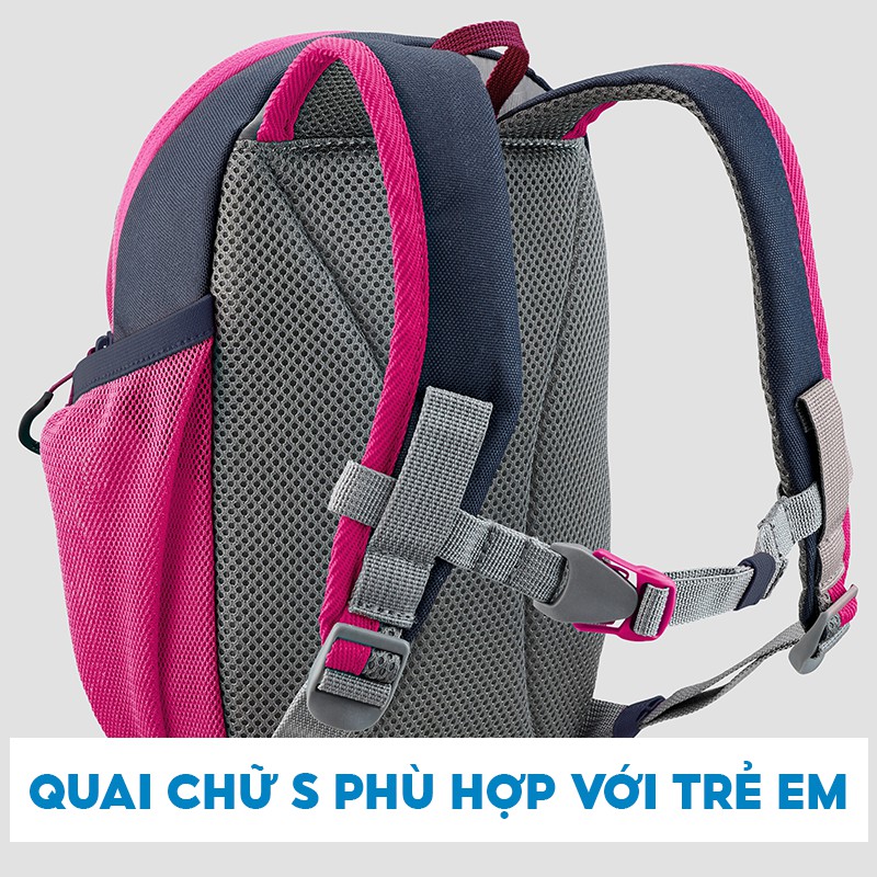 Balo cho bé QUECHUA mh100 5 lít - tím