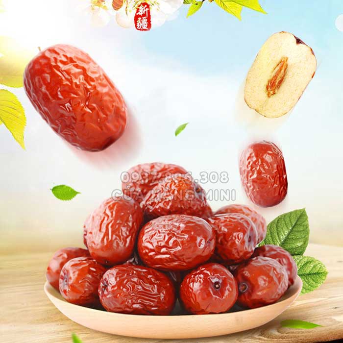 【DATE MỚI】Táo Đỏ Khô Tân Cương Loại Ngon (Hồng Táo) - Túi 500g