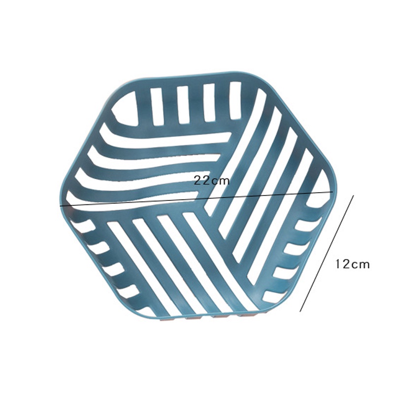 Rổ Nhựa Đựng Rau Củ Quả Ráo Nước Hình Lục Giác