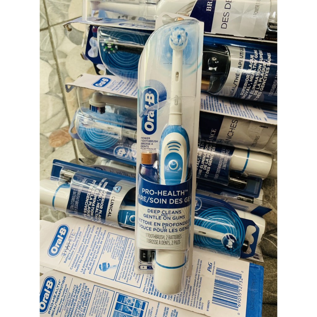 Combo 6 chải pin Oral-B Pro-Health Clinical người lớn