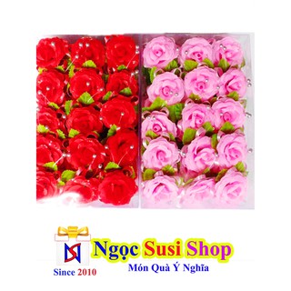 Combo 40 Bông Hồng Cài Áo Đám Tiệc - Chọn Số Lượng Màu Nha