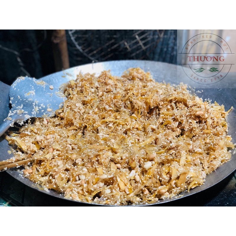 Mứt gừng chuối dẻo mix mè đậu phộng 100% nhà làm - BÁNH KẸO MỨT THƯƠNG THƯƠNG