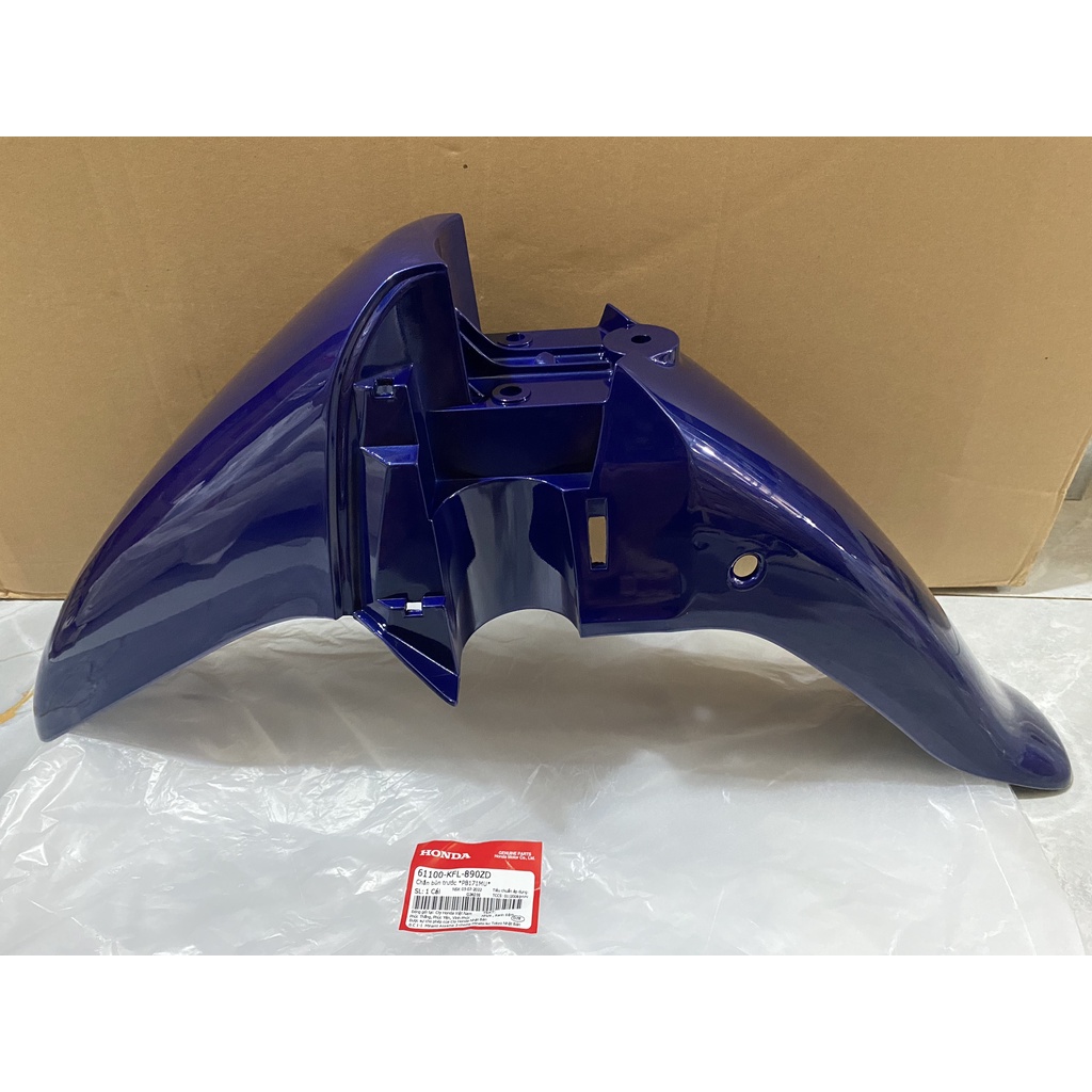 Chắn bùn A trước - dè trước HONDA FUTURE 1 màu Xanh đậm. *PB-171M* 61100KFL890ZD