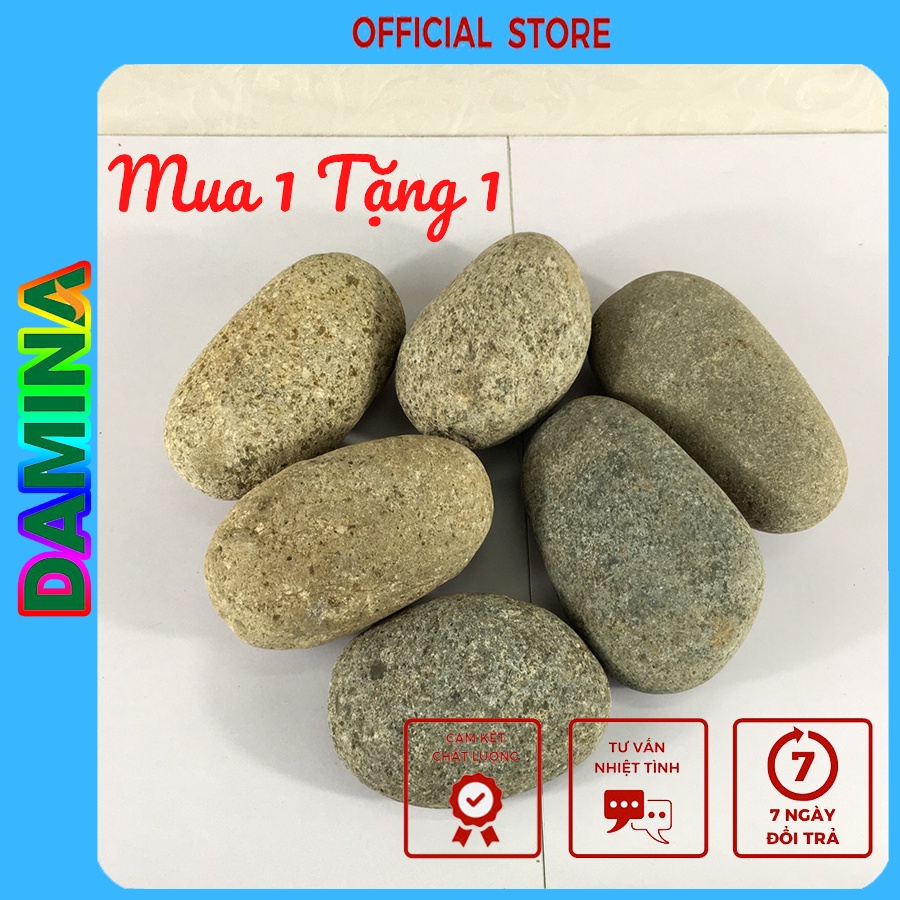Đá Kỳ Tắm Tự Nhiên - Tẩy Da Chết Làm Đẹp Da - Đá Cuội Tắm Tự Nhiên - Mua 1 Tặng 1