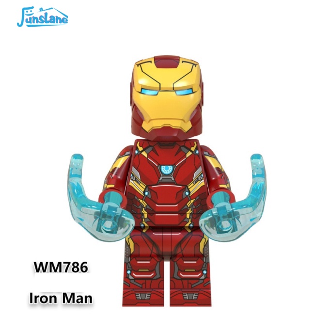 Mô hình đồ chơi lắp ráp FUNSLANE nhân vật siêu anh hùng Marvel tùy chọn đáng yêu