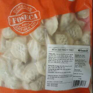 Sủi cảo nhân thịt Foseca 1kg