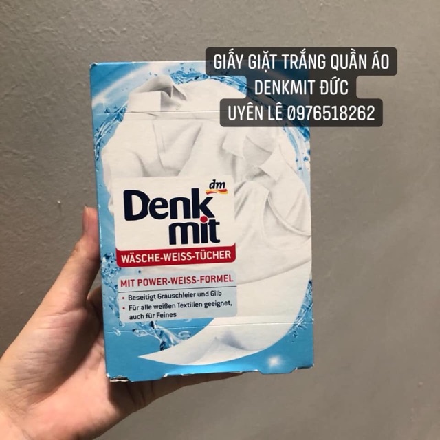 Giẩy tẩy trắng quần áo Denkmit Đức