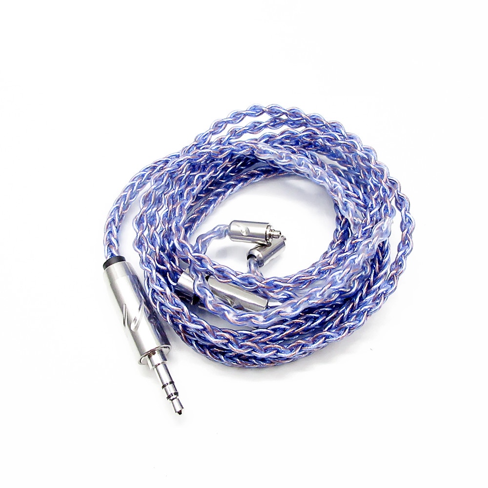 Dây Cáp Nối Tai Nghe 8 Shares 240 Lõi MMCX 2Pin 0.78mm Bằng Đồng Mạ Bạc Cho Kxs Aria EDX PRO ESX AS16 PRO