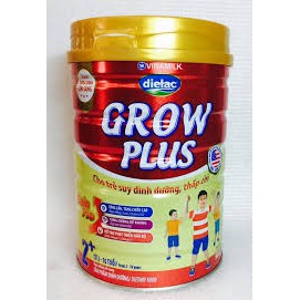 Thực phẩm bổ sung Sữa bột Dielac Grow Plus 2+ - Hộp thiếc 900g