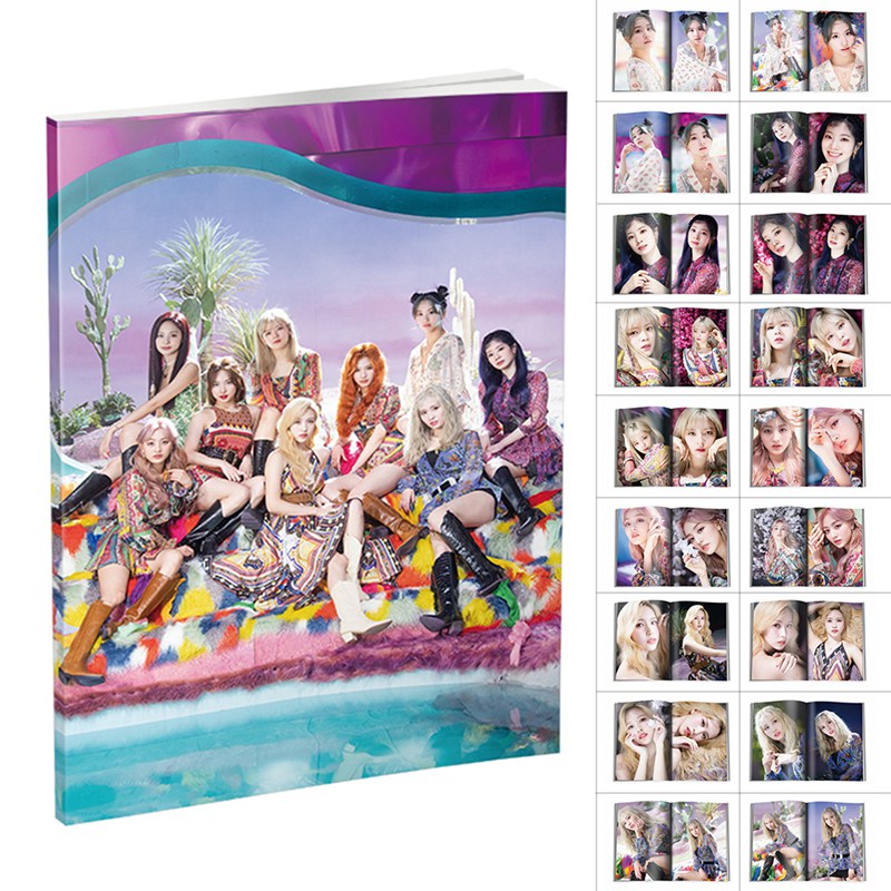 Quyển album ảnh hình nhóm twice đẹp mắt cho fan hâm mộ